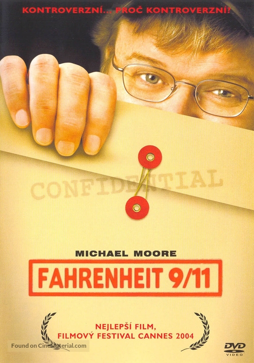 Fahrenheit 9/11 - Czech DVD movie cover