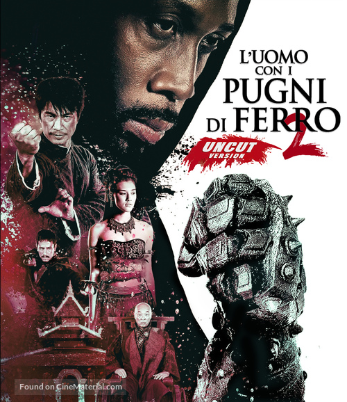 The Man with the Iron Fists 2 - Italian Blu-Ray movie cover