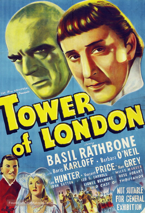 Tower of London - Australian Movie Poster