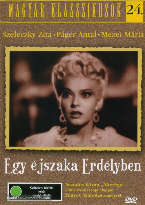 Egy &eacute;jszaka Erd&eacute;lyben - Hungarian Movie Cover