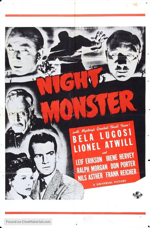 Night Monster - Movie Poster