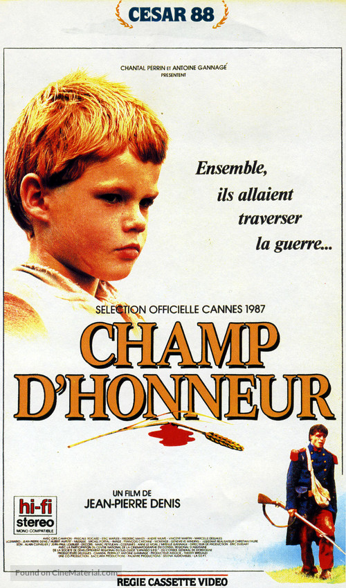 Champ d&#039;honneur - French Movie Cover