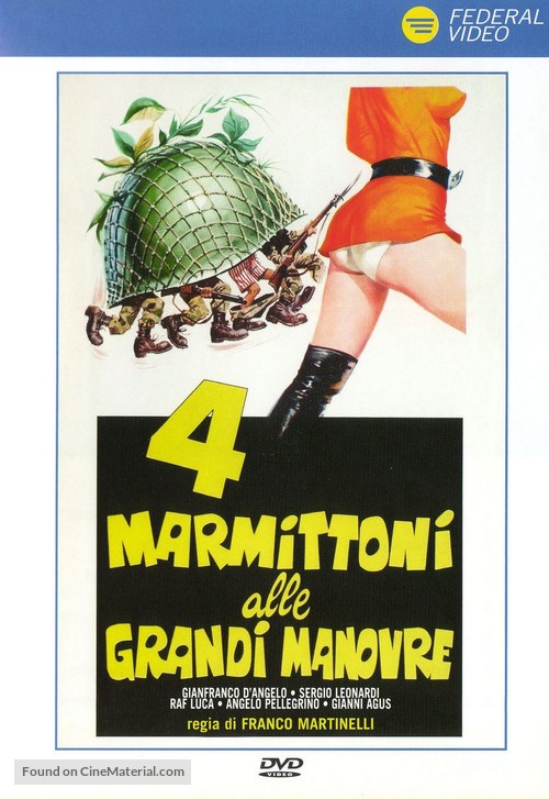 4 marmittoni alle grandi manovre - Italian DVD movie cover