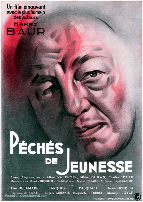 P&eacute;ch&eacute;s de jeunesse - French Movie Poster