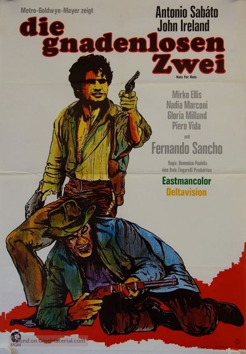 Odio per odio - German Movie Poster