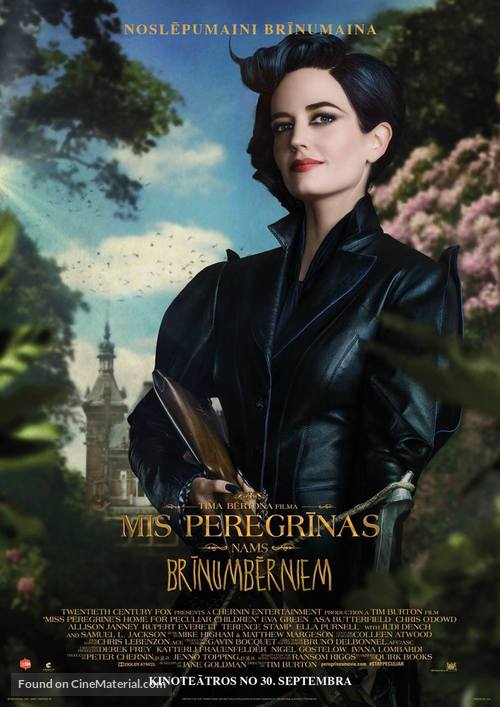 Miss Peregrine&#039;s Home for Peculiar Children - Latvian Movie Poster