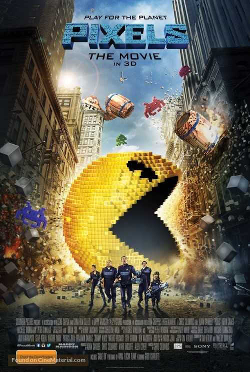 Pixels - Australian Movie Poster