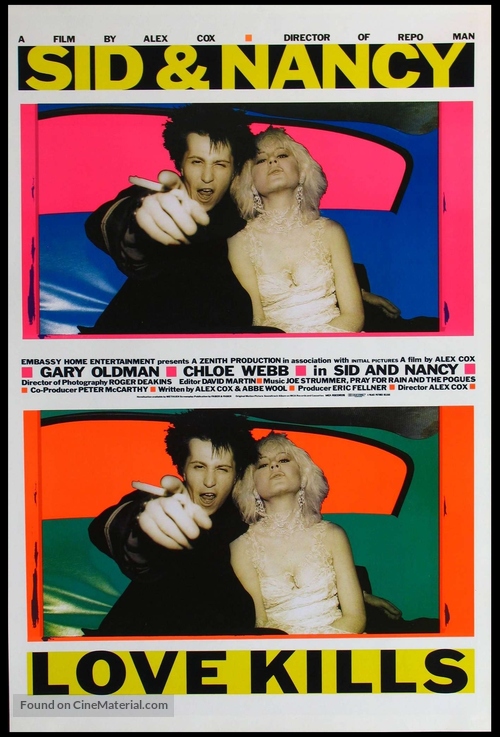 Sid and Nancy - Movie Poster