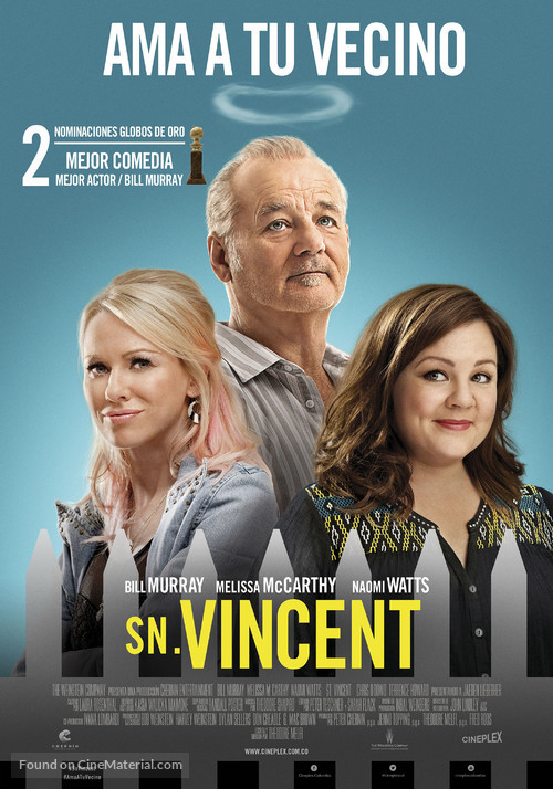 St. Vincent - Colombian Movie Poster