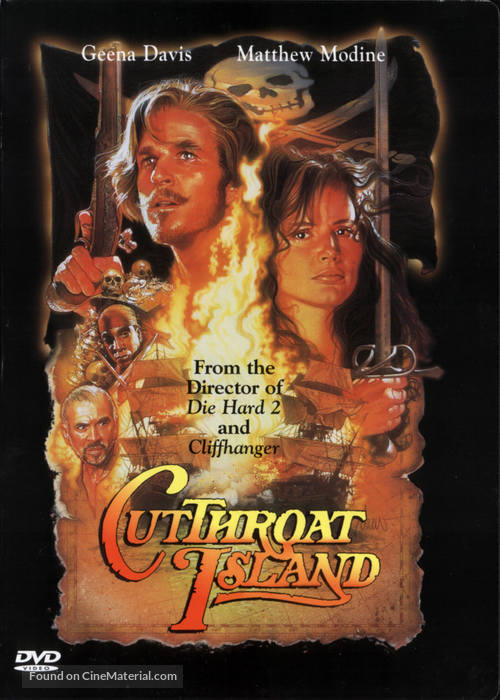 Cutthroat Island - DVD movie cover