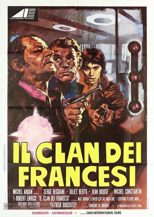 Les ca&iuml;ds - Italian Movie Poster