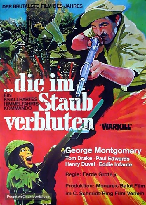 Warkill - German Movie Poster