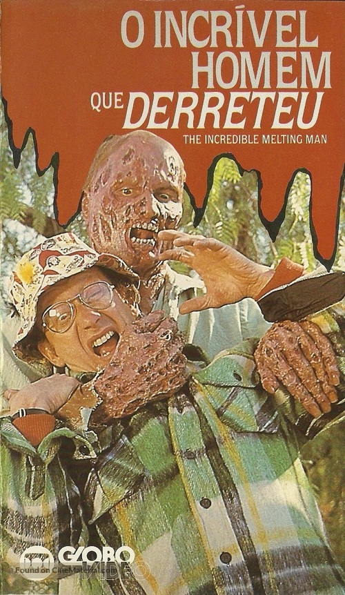 The Incredible Melting Man - Brazilian VHS movie cover