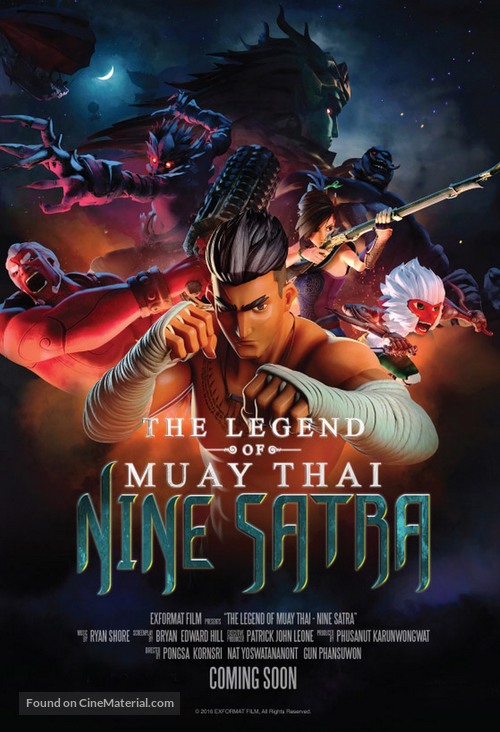 The Legend of Muay Thai: 9 Satra - Malaysian Movie Poster