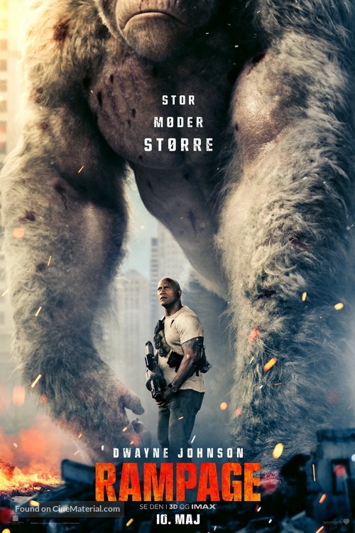 Rampage - Danish Movie Poster