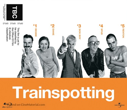 Trainspotting - New Zealand Blu-Ray movie cover