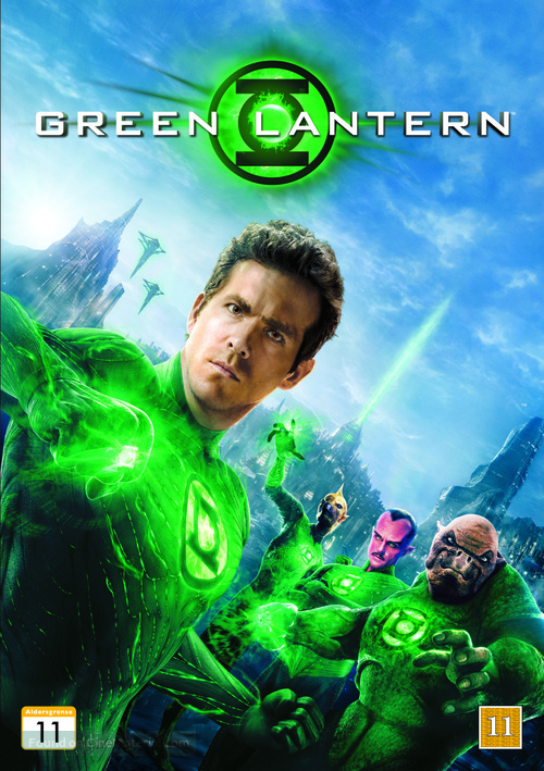 Green Lantern - Norwegian DVD movie cover