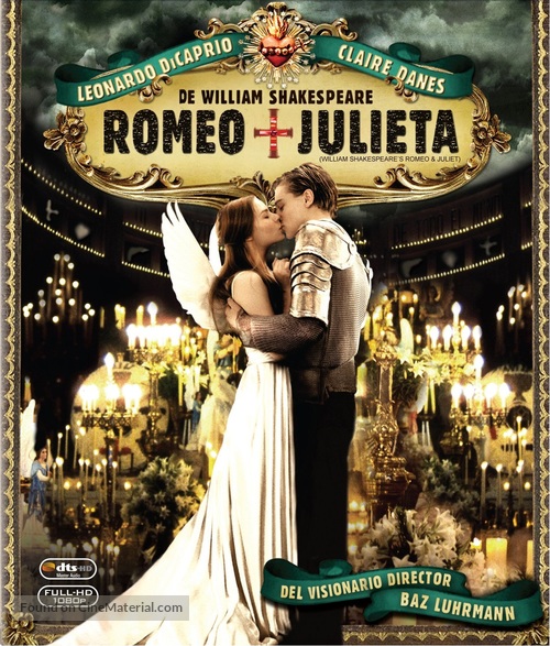 Romeo + Juliet - Mexican Blu-Ray movie cover