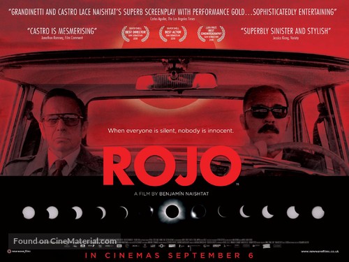 Rojo - British Movie Poster