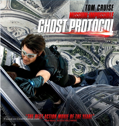 Mission: Impossible - Ghost Protocol - Blu-Ray movie cover