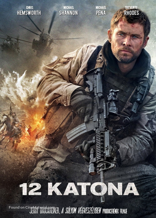 12 Strong - Hungarian Movie Cover