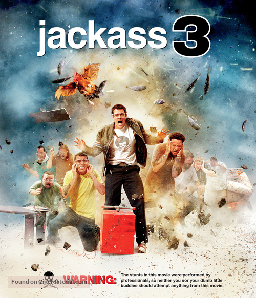 Jackass 3D - Blu-Ray movie cover