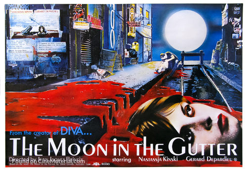 La lune dans le caniveau - British Movie Poster