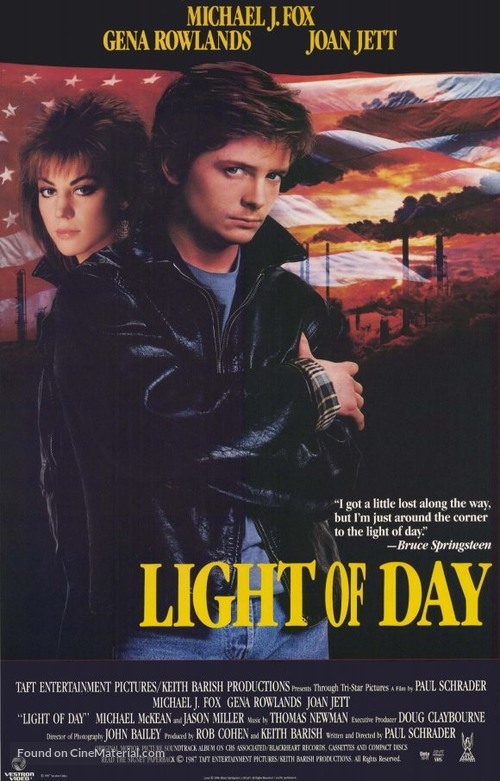 Light of Day - VHS movie cover