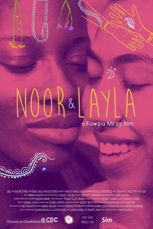 Noor &amp; Layla - Canadian Movie Poster