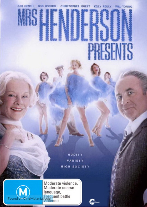 Mrs. Henderson Presents - Australian DVD movie cover