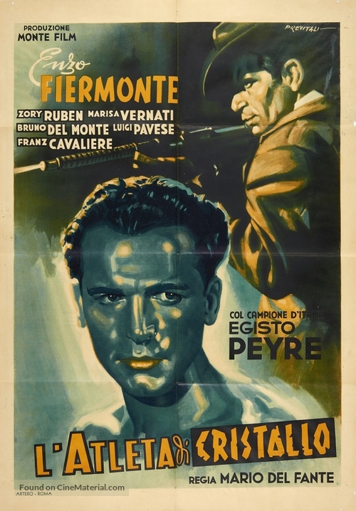 L&#039;atleta di cristallo - Italian Movie Poster