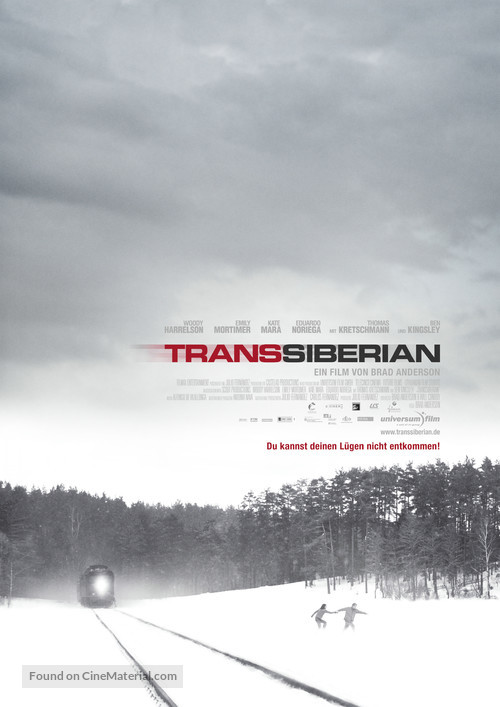 Transsiberian - German Movie Poster