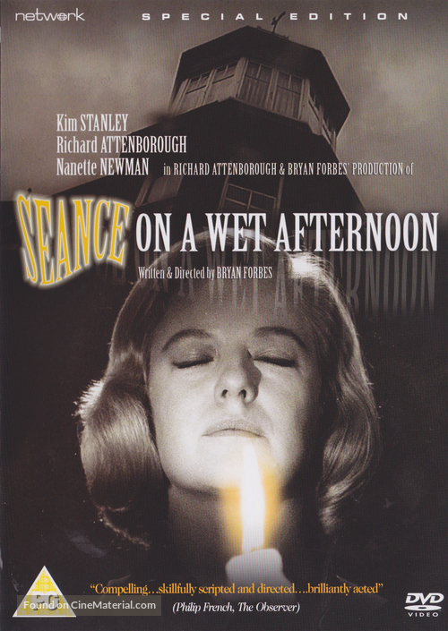 Seance on a Wet Afternoon - British DVD movie cover