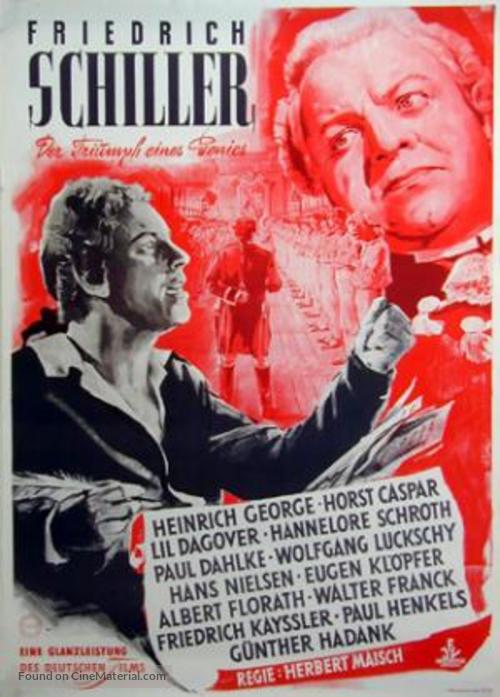 Friedrich Schiller - Der Triumph eines Genies - German Movie Poster