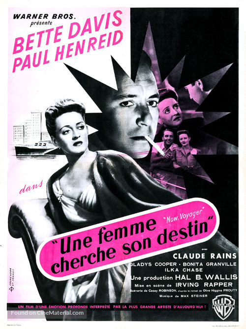 Now, Voyager - French Movie Poster