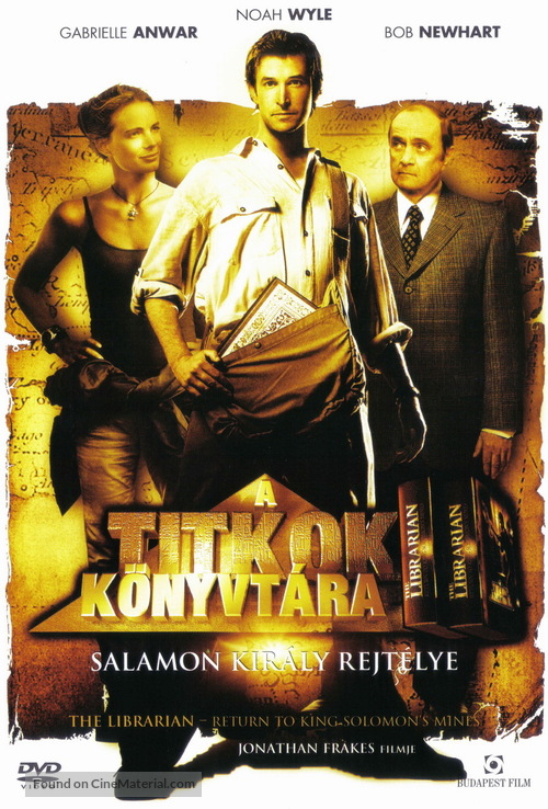 The Librarian: Return to King Solomon&#039;s Mines - Hungarian DVD movie cover