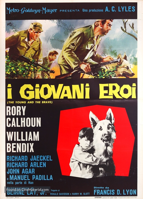 The Young and the Brave - Italian Movie Poster