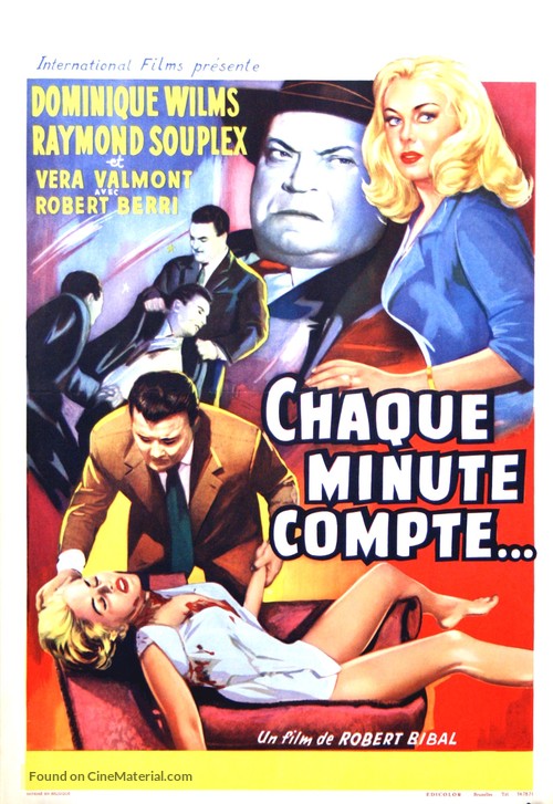 Chaque minute compte - Belgian Movie Poster