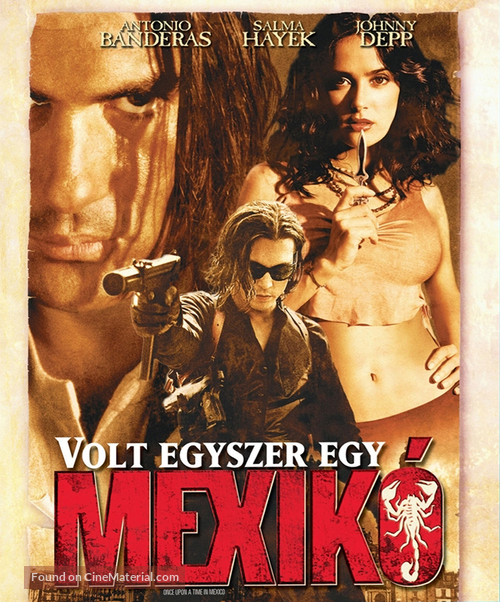 Once Upon A Time In Mexico - Hungarian Blu-Ray movie cover