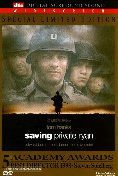 Saving Private Ryan - DVD movie cover