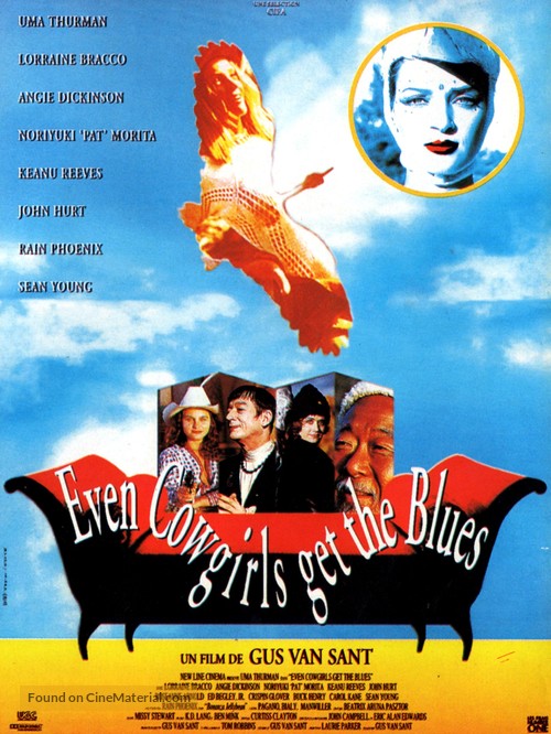 Even Cowgirls Get the Blues - French Movie Poster