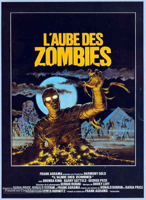 Dawn of the Mummy - French Movie Poster