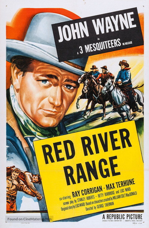 Red River Range - Re-release movie poster