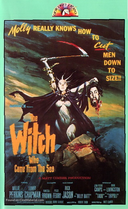 The Witch Who Came from the Sea - VHS movie cover