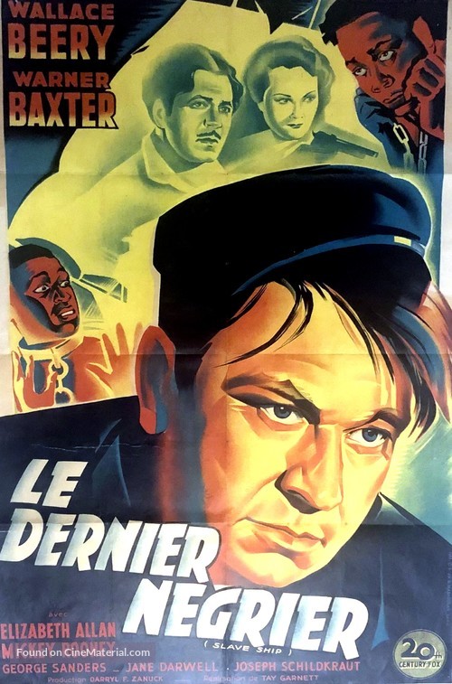 Slave Ship - French Movie Poster