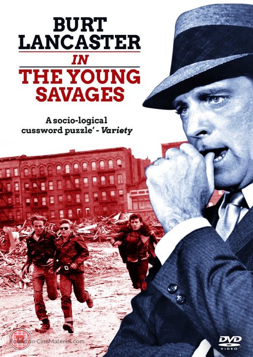 The Young Savages - British DVD movie cover