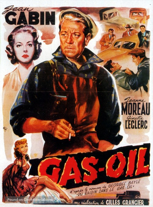 Gas-Oil - Belgian Movie Poster
