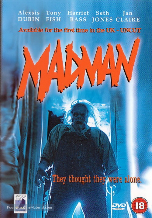 Madman - British DVD movie cover