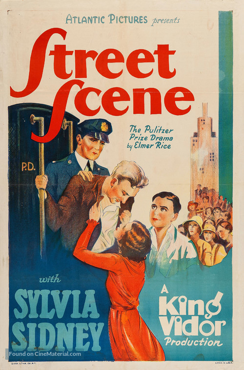 Street Scene - Re-release movie poster