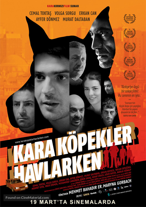 Kara k&ouml;pekler havlarken - Turkish Movie Poster